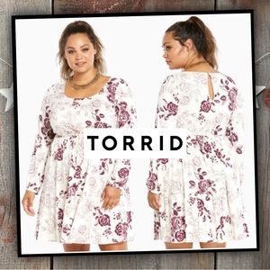TORRID Tiered Challis Dress #Tflor-wtrd-67R